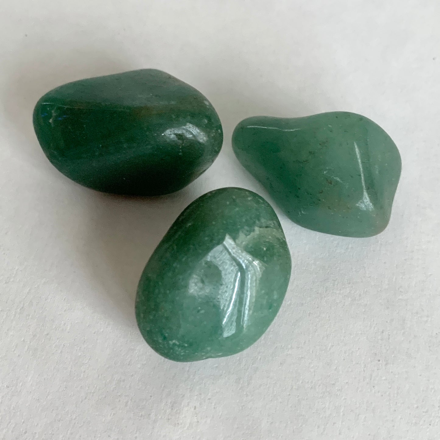 Green Aventurine Stone Set, Tumbled