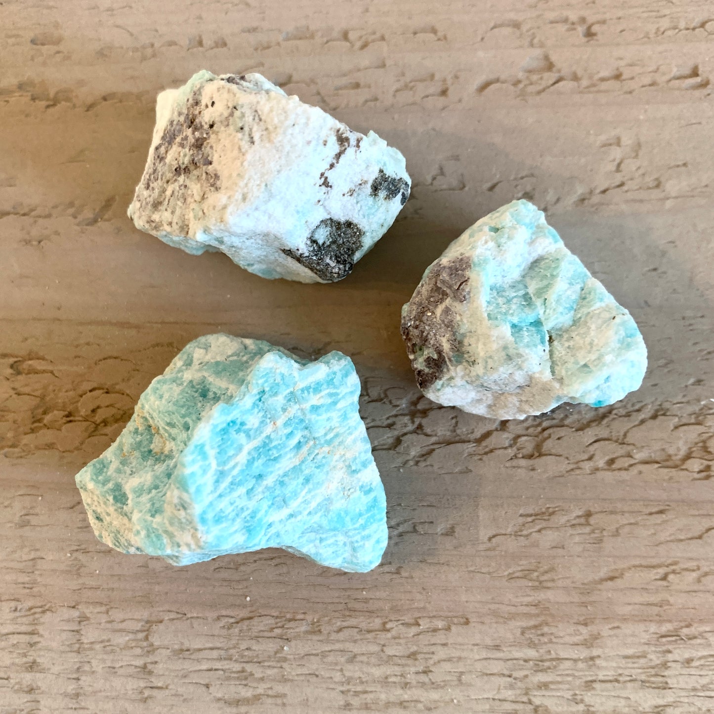 Amazonite Stone Set, Rough