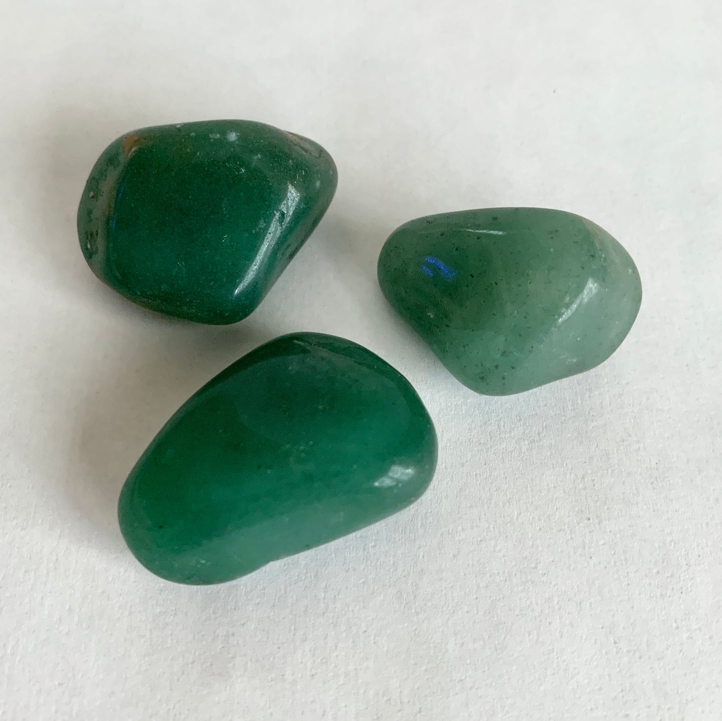 Green Aventurine Stone Set, Tumbled
