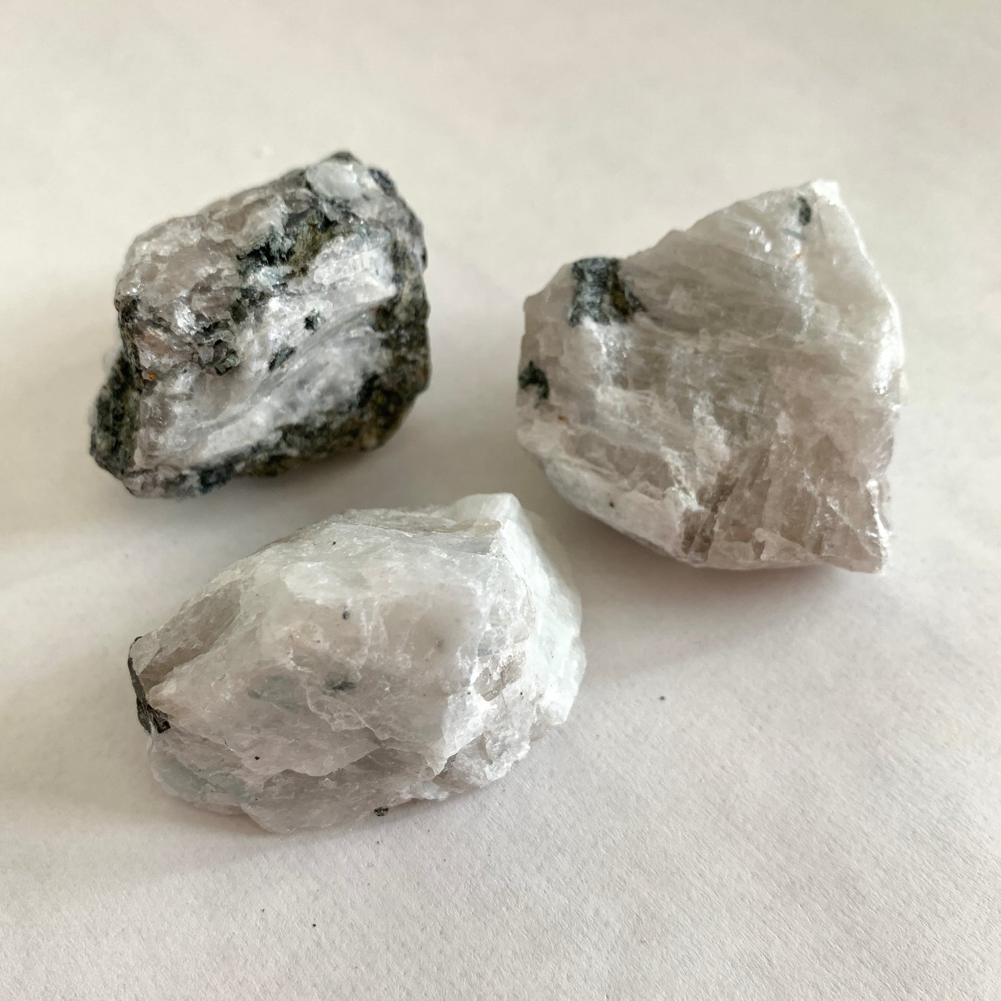 Rainbow Moonstone Stone Set, Rough