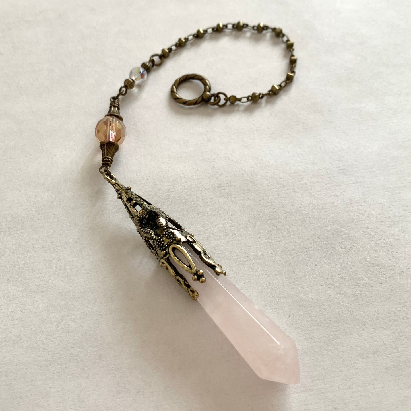Rose Quartz Pendulum