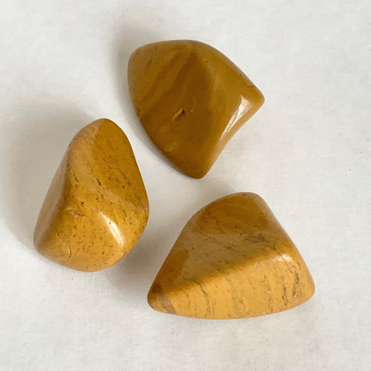 Yellow Jasper Stone Set, Tumbled