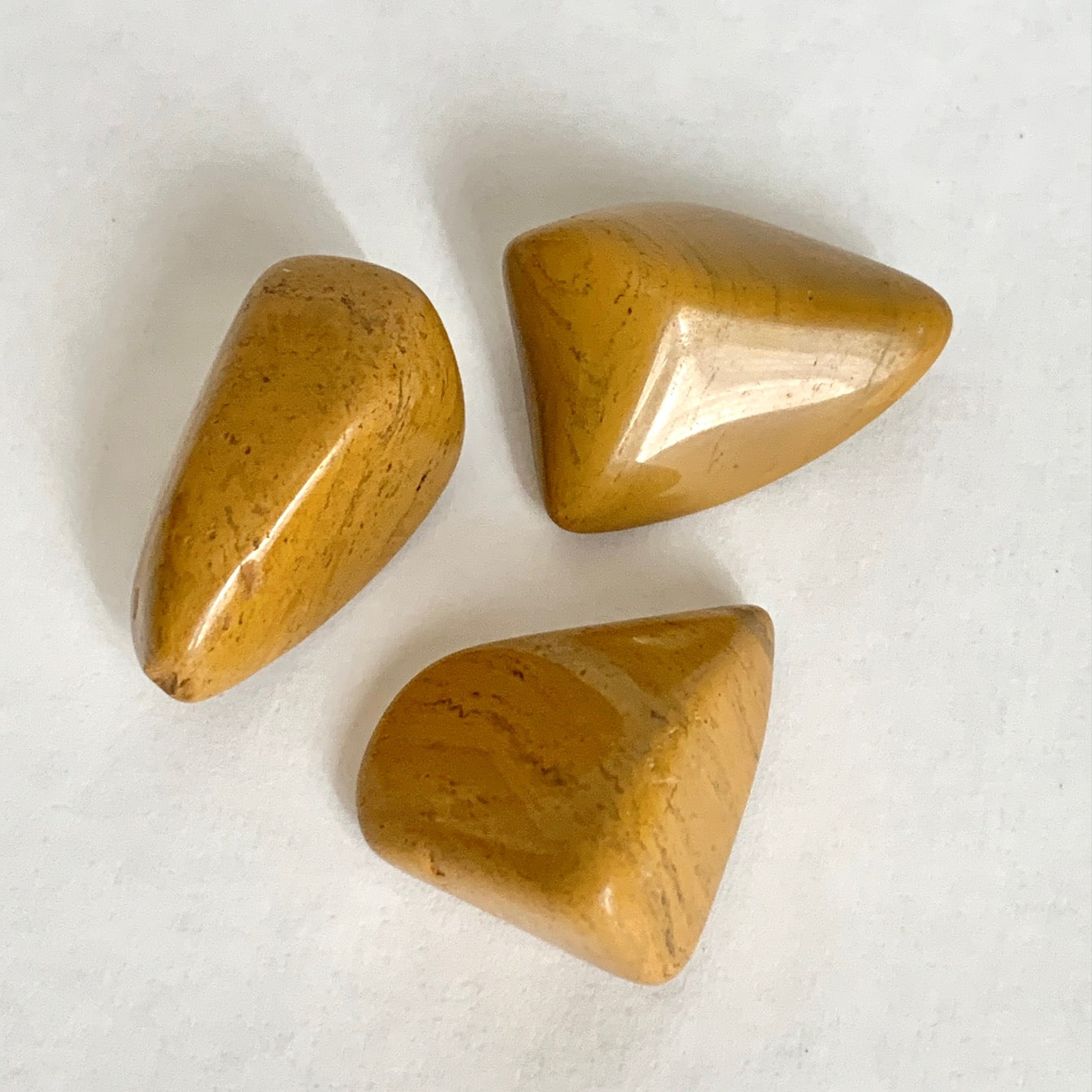 Yellow Jasper Stone Set, Tumbled