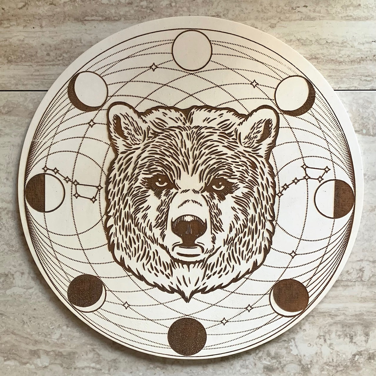 Bear Crystal Grid - Made to Order
