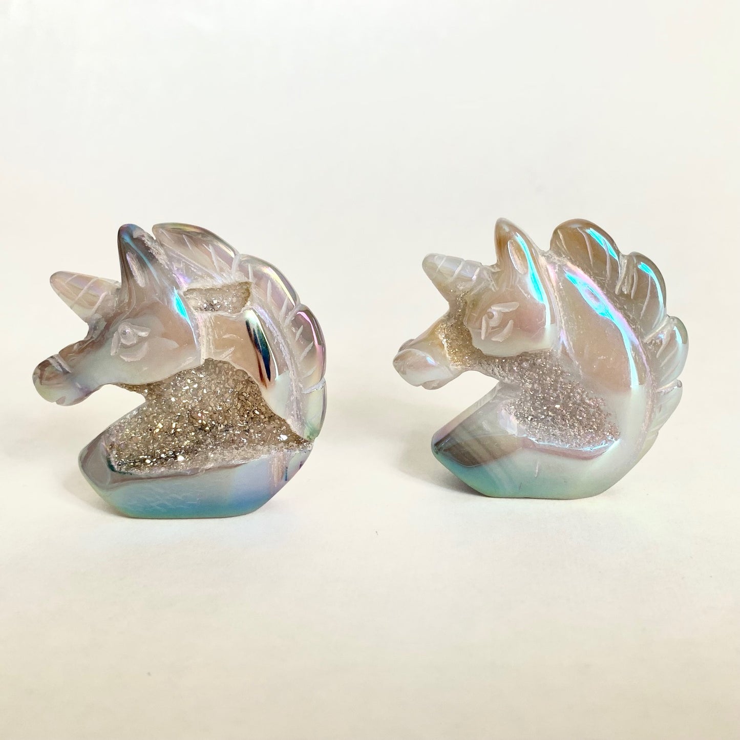 Angel Aura, Druzy Agate Unicorn