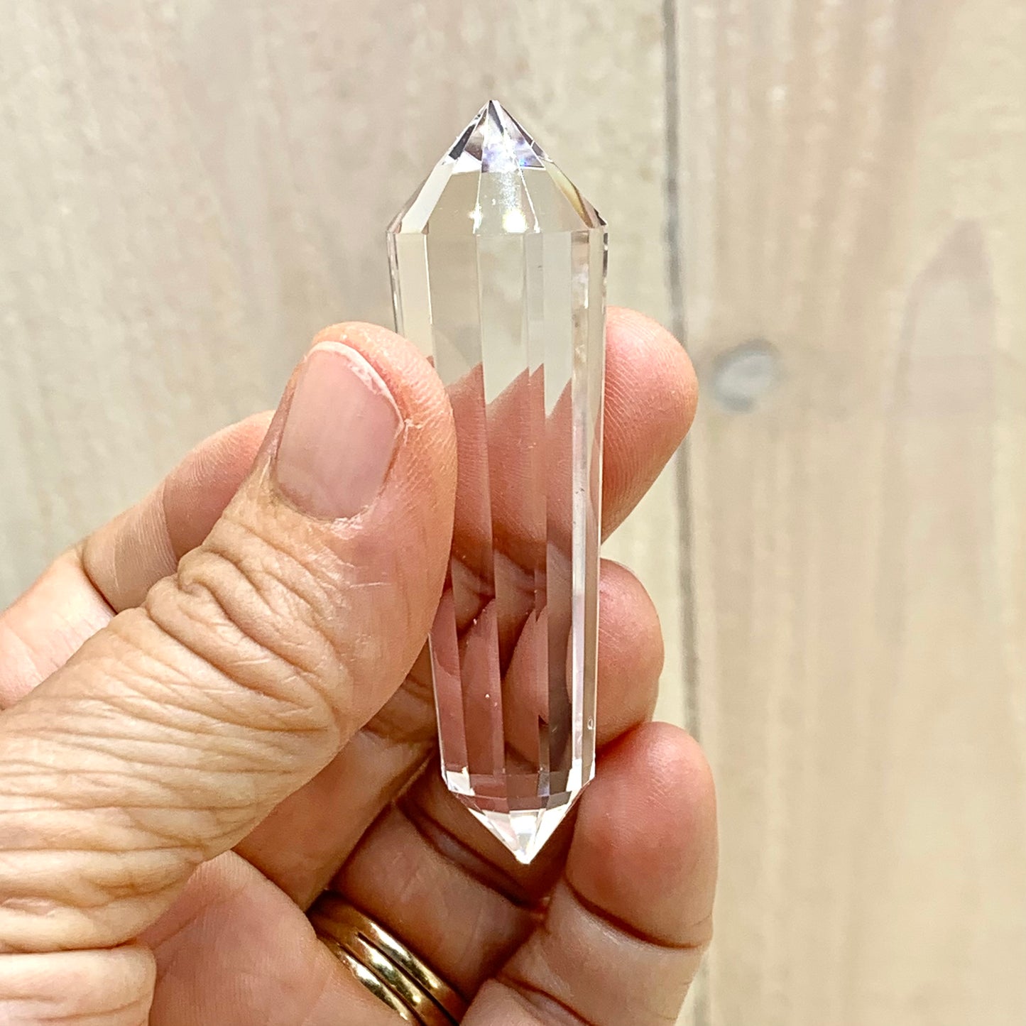 Clear Quartz Vogel-Cut Crystal