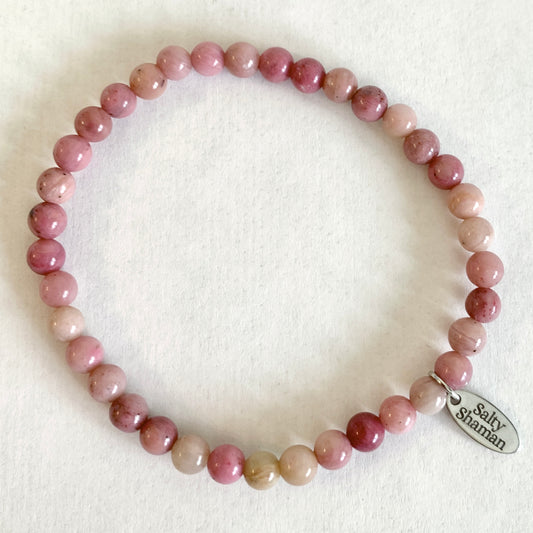 Rhodochrosite Synergy Bracelet 4mm