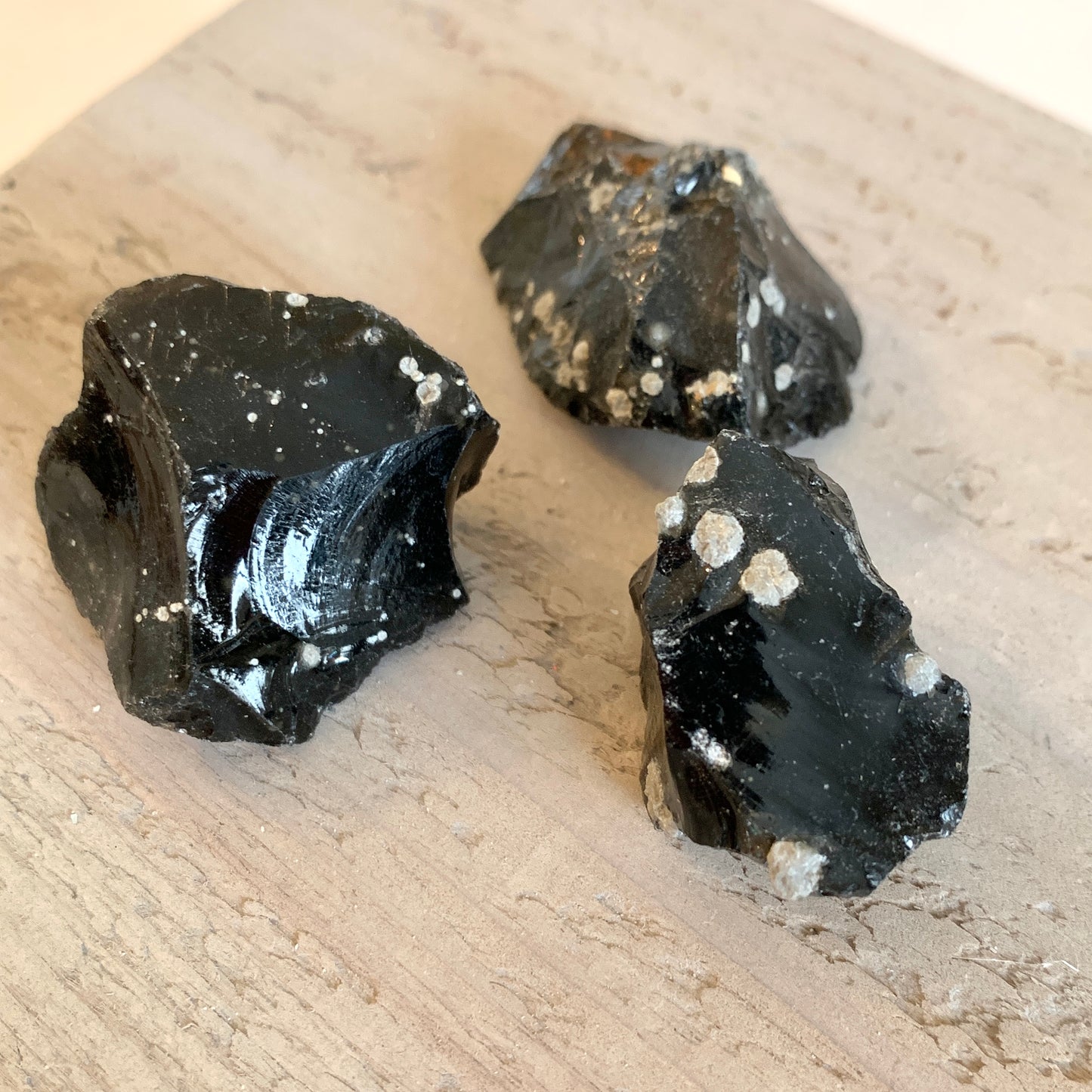 Snowflake Obsidian Stone Set, Rough