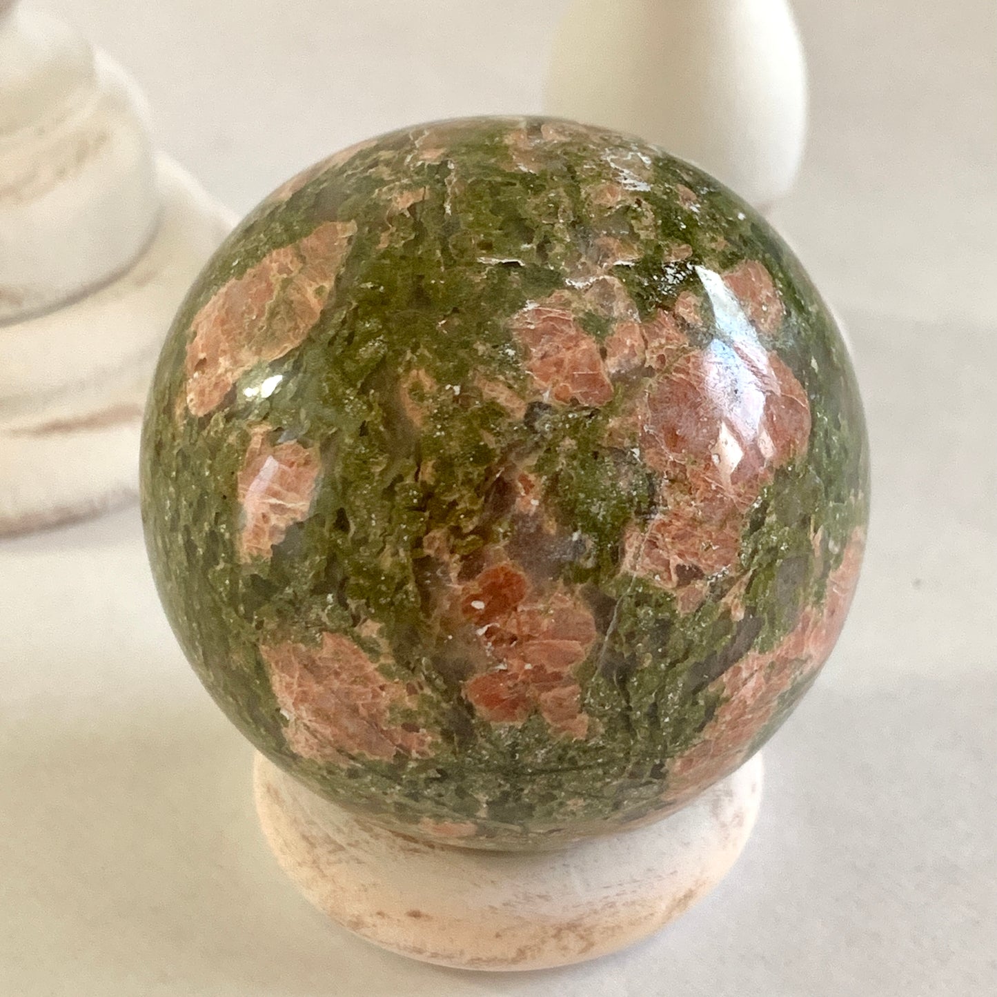 Unakite Sphere