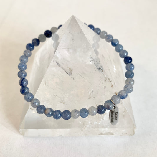 Blue Aventurine Synergy Bracelet 4mm