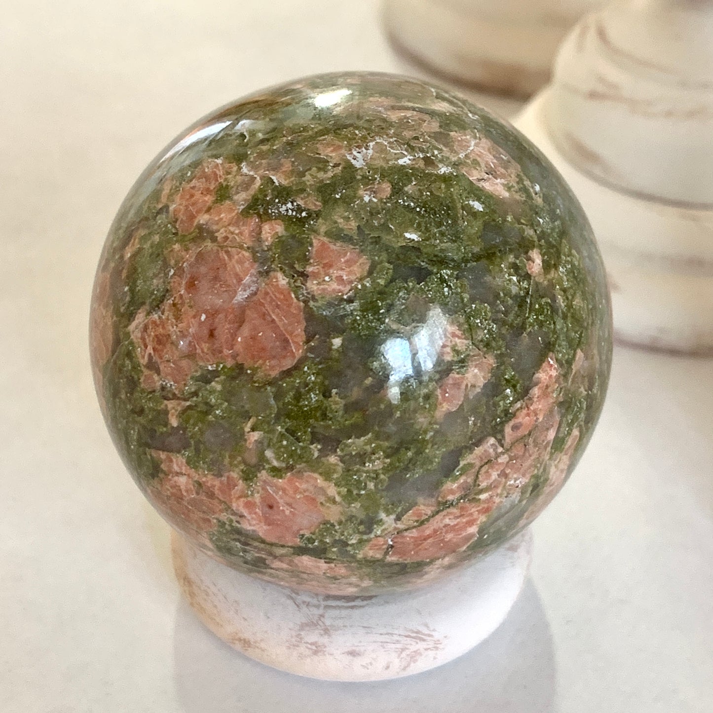 Unakite Sphere