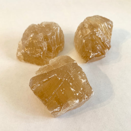 Honey Calcite Stone Set, Rough