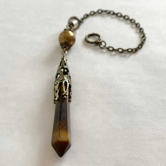 Tiger's Eye Pendulum