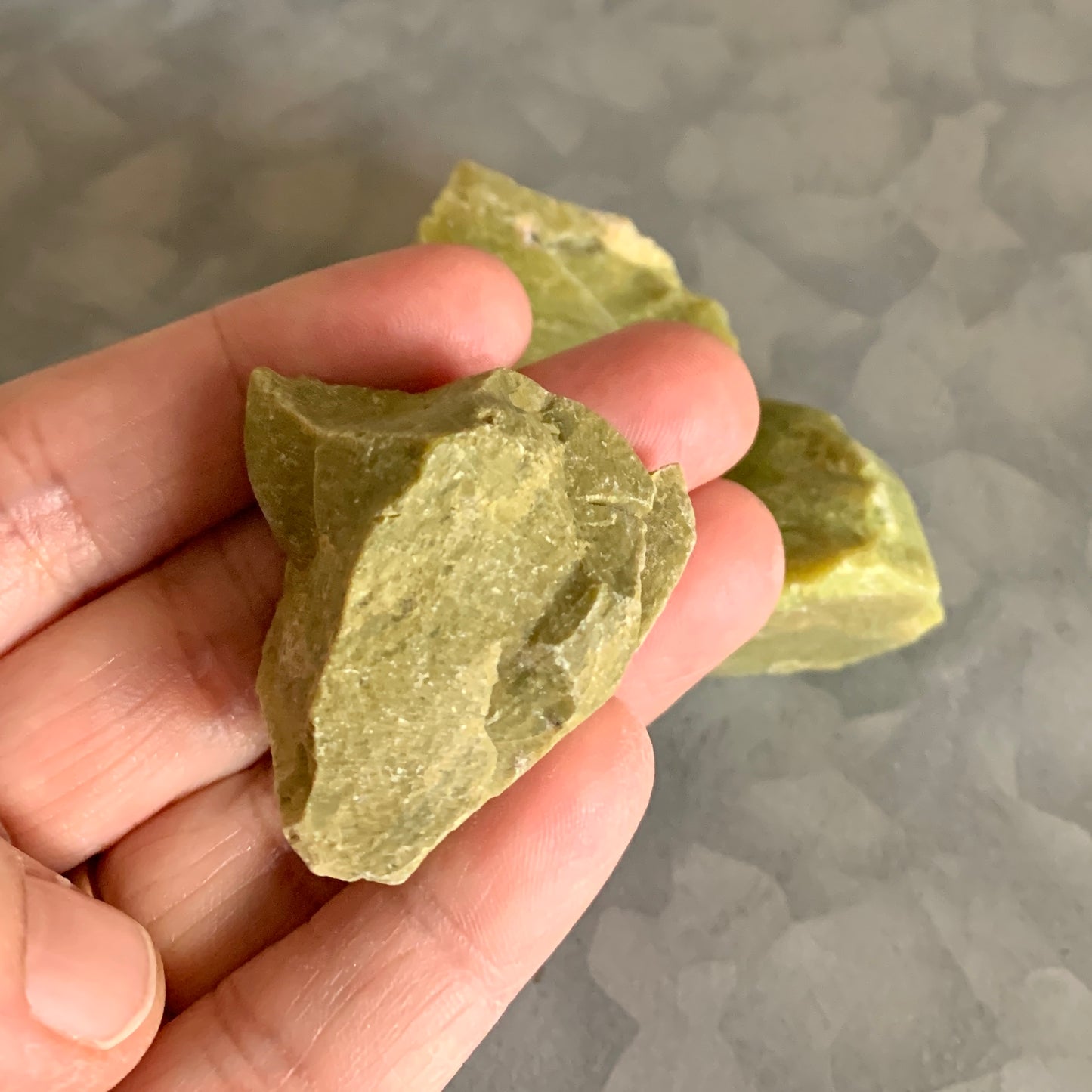 Green Opal Stone Set, Rough