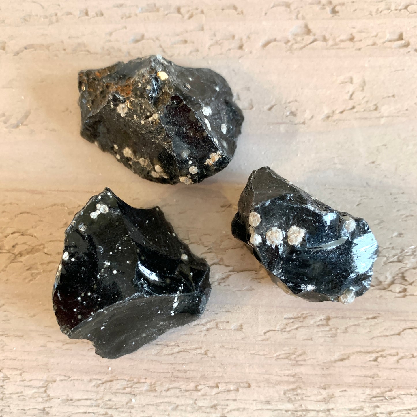 Snowflake Obsidian Stone Set, Rough