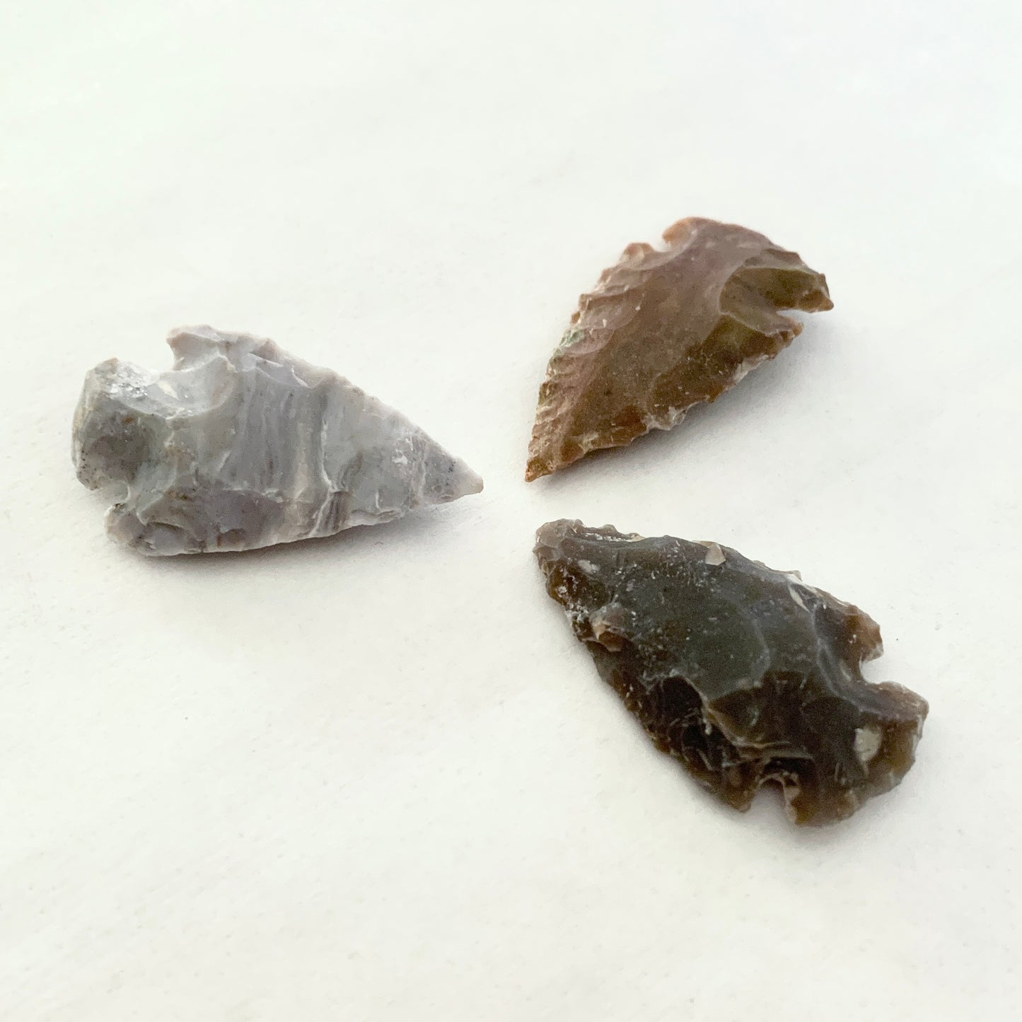 Flint Arrowheads Stone Set, Rough