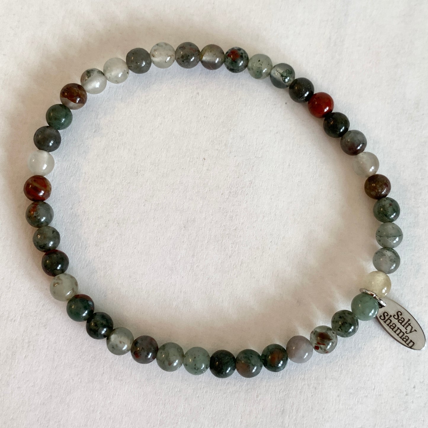 Bloodstone Synergy Bracelet 4mm