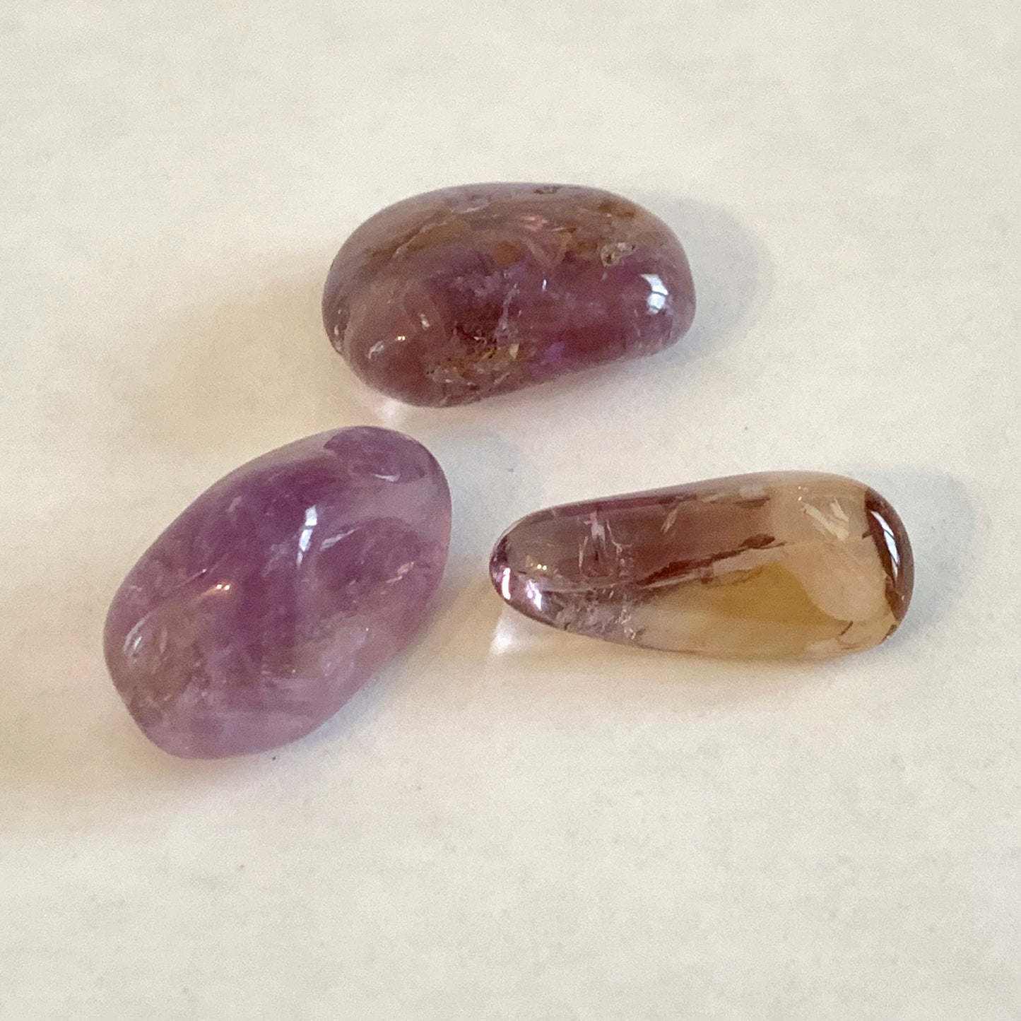 Ametrine Stone Set, Tumbled