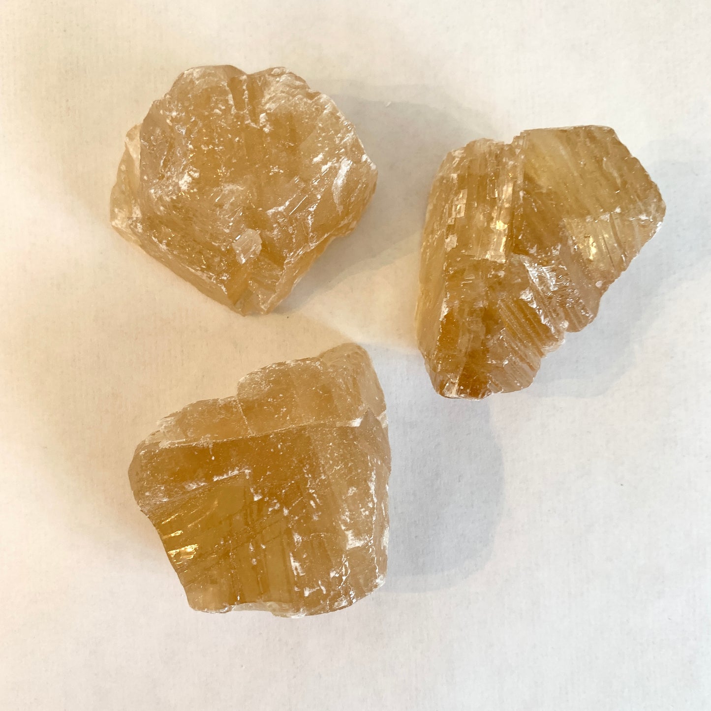 Honey Calcite Stone Set, Rough