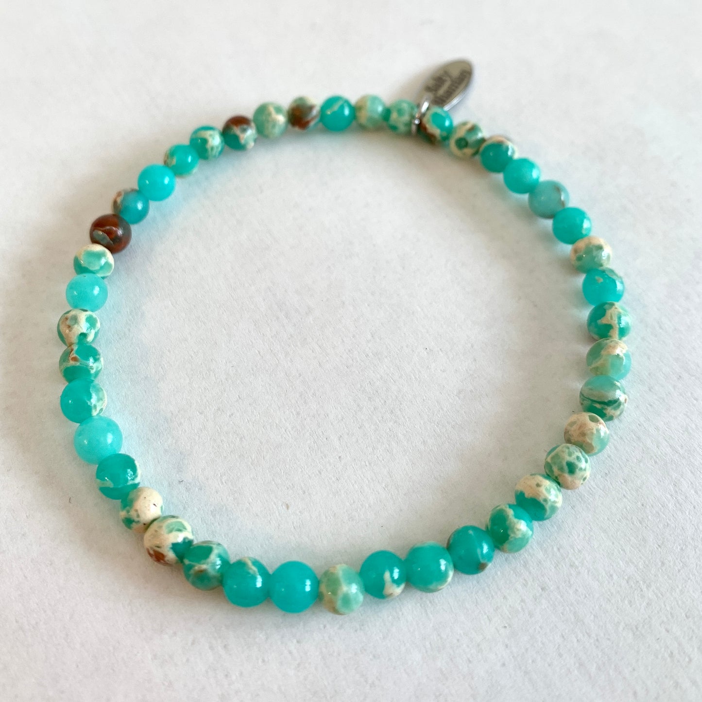 Green Shoushan Synergy Bracelet 4mm