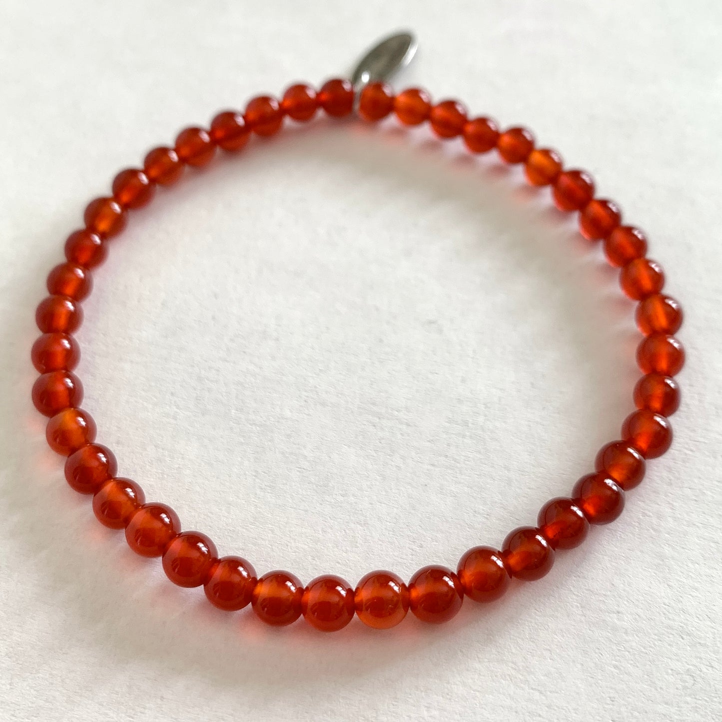 Red Agate Synergy Bracelet 4mm