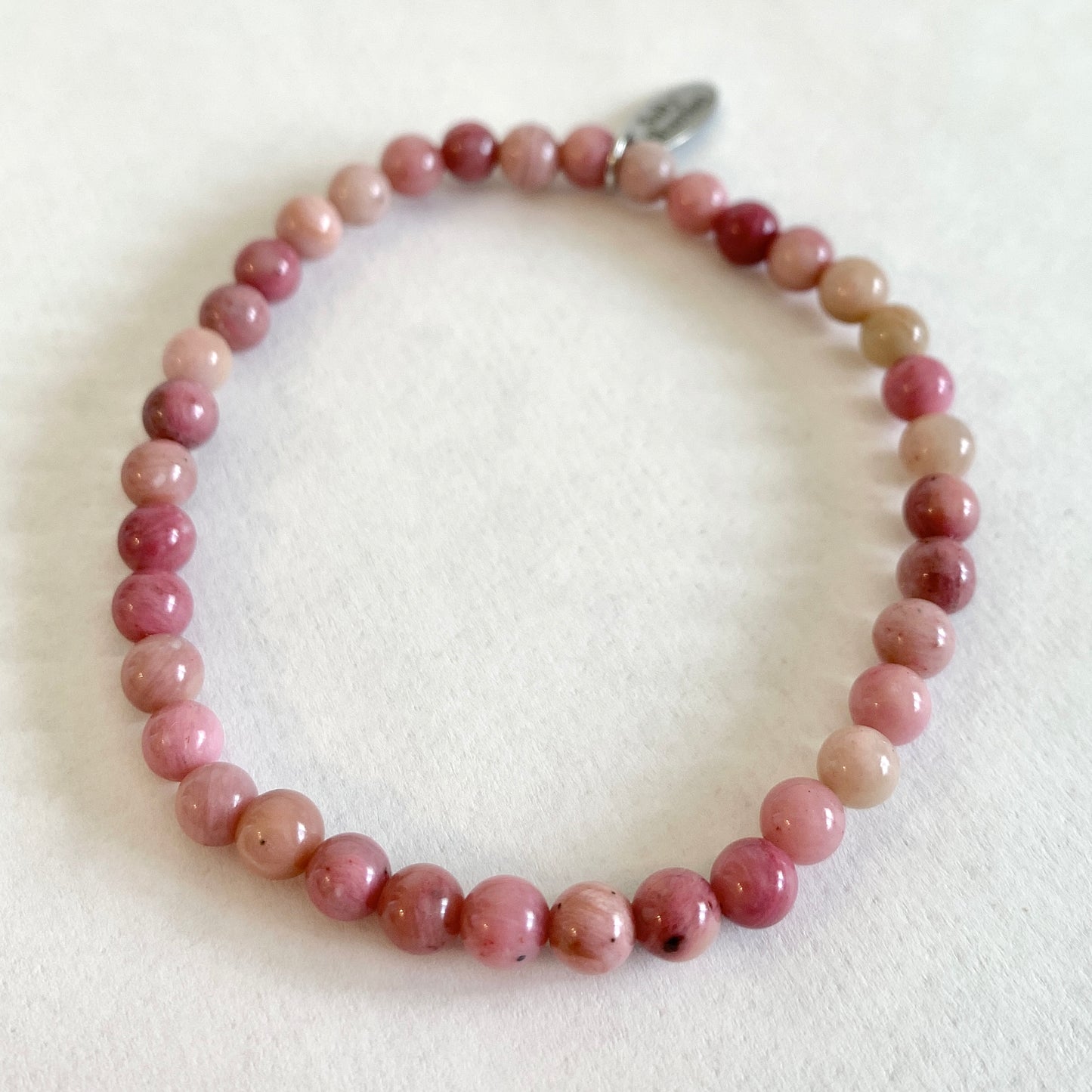 Rhodochrosite Synergy Bracelet 4mm