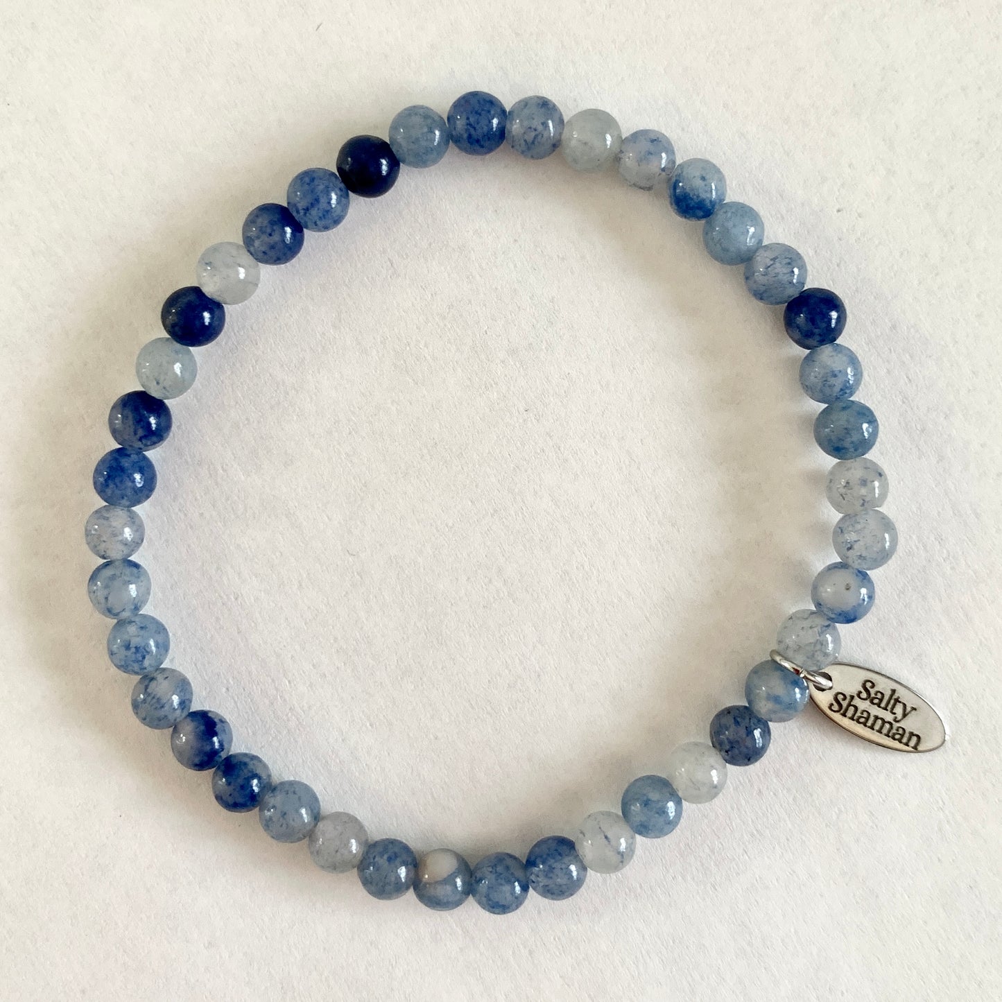 Blue Aventurine Synergy Bracelet 4mm