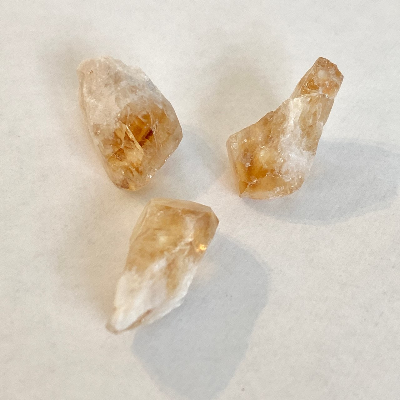 Citrine Point Stone Set, Rough