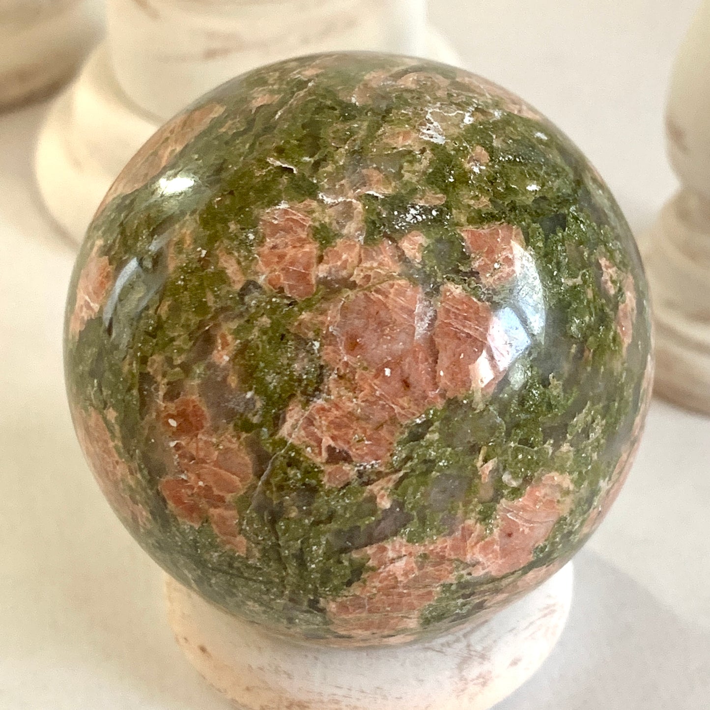 Unakite Sphere