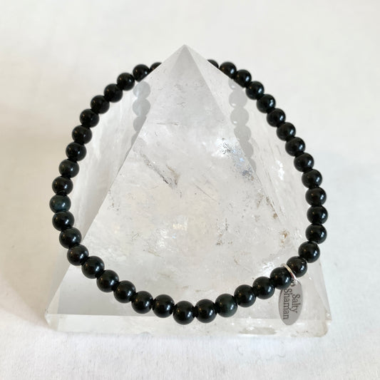 Black Obsidian Synergy Bracelet 4mm