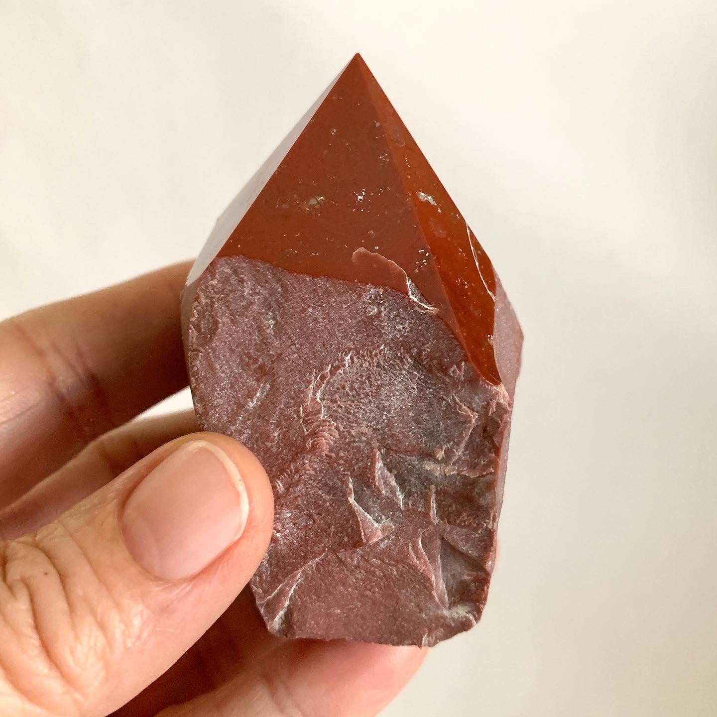 Red Jasper Point, Cut Base