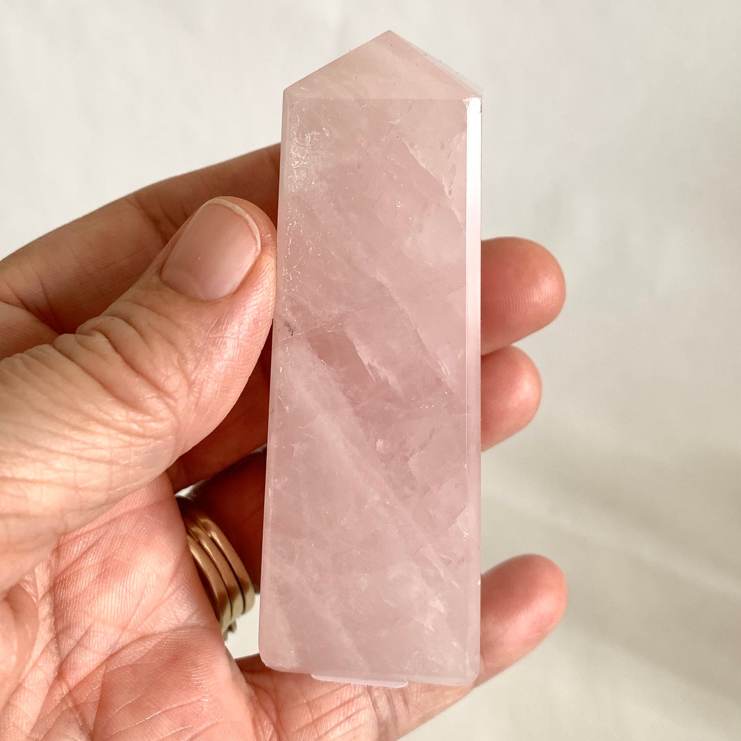 Rose Quartz Obelisk