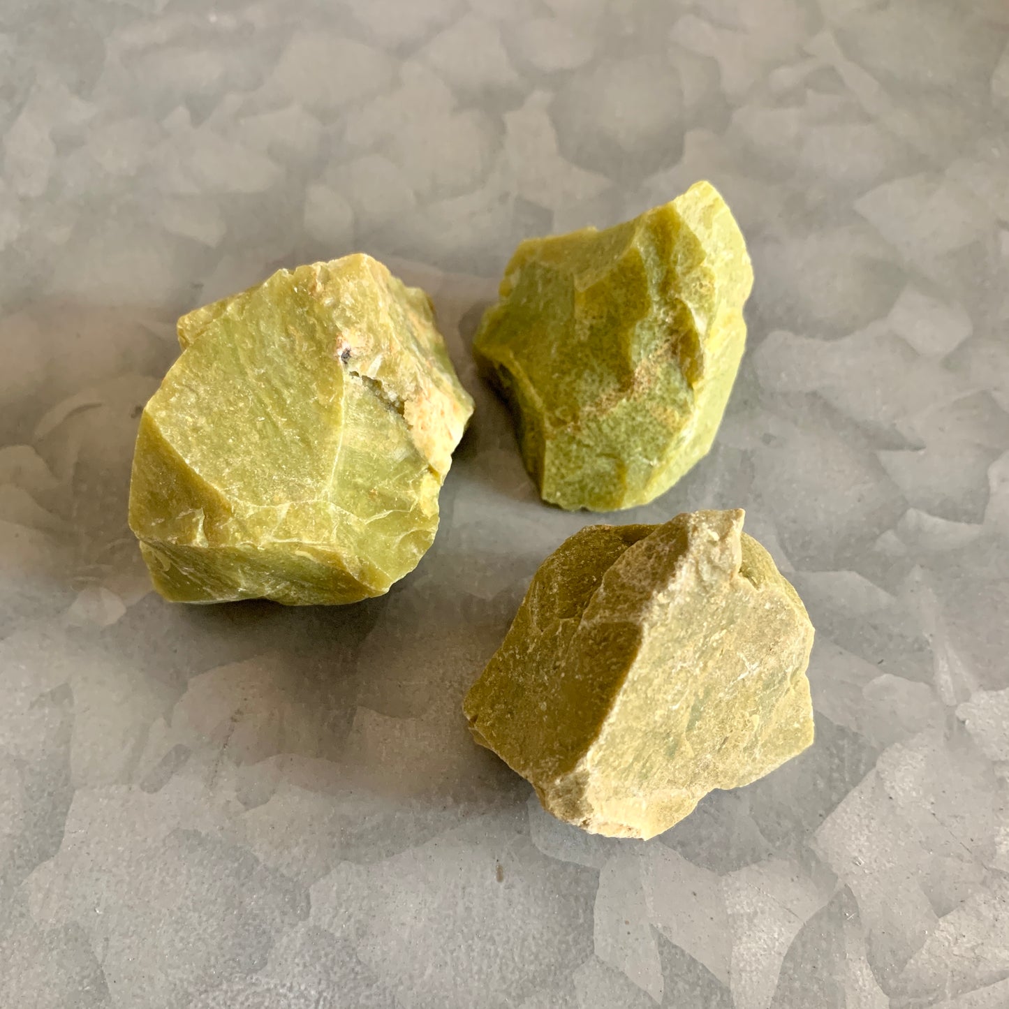 Green Opal Stone Set, Rough