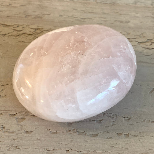 Rose Quartz Palm Stone