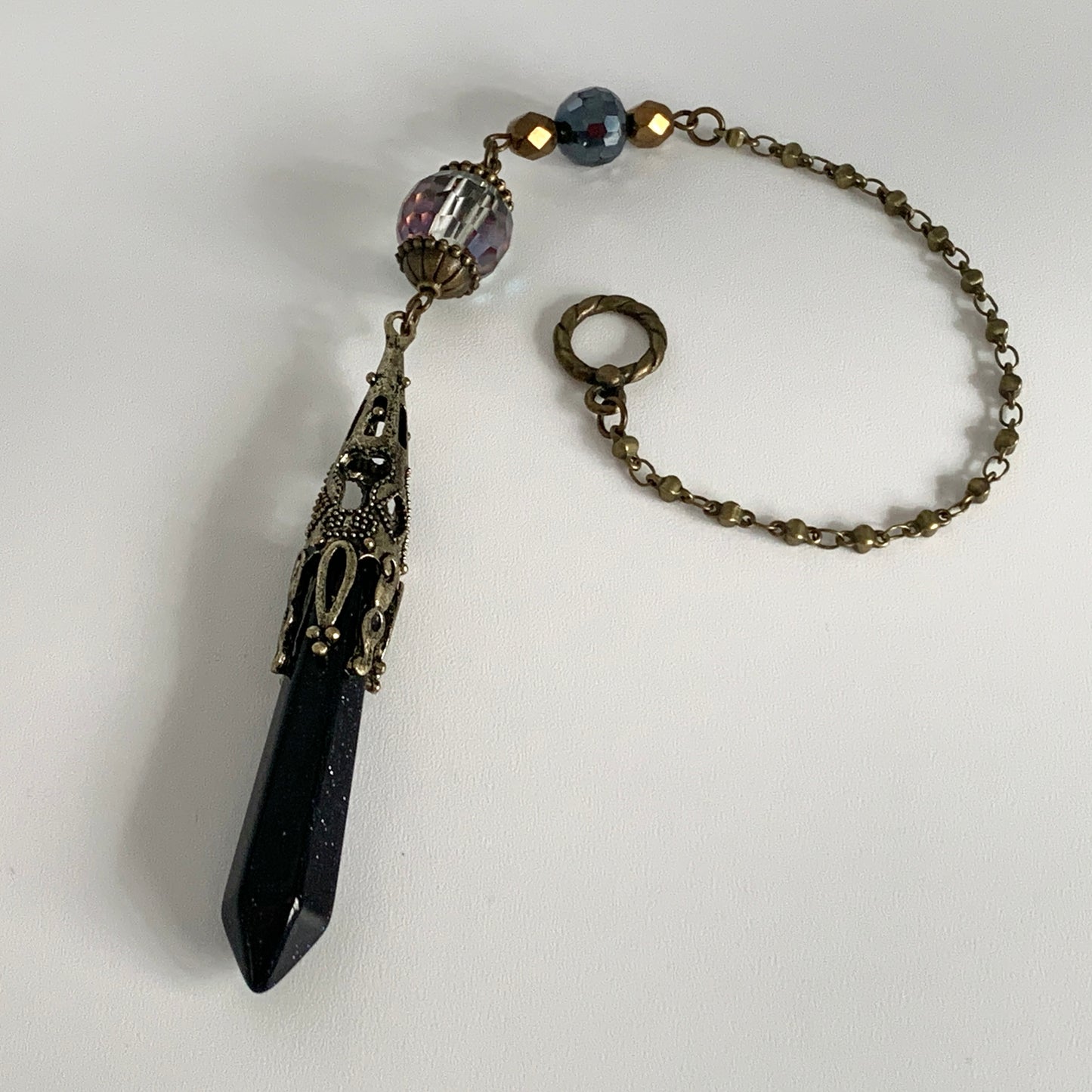 Blue Goldstone Pendulum