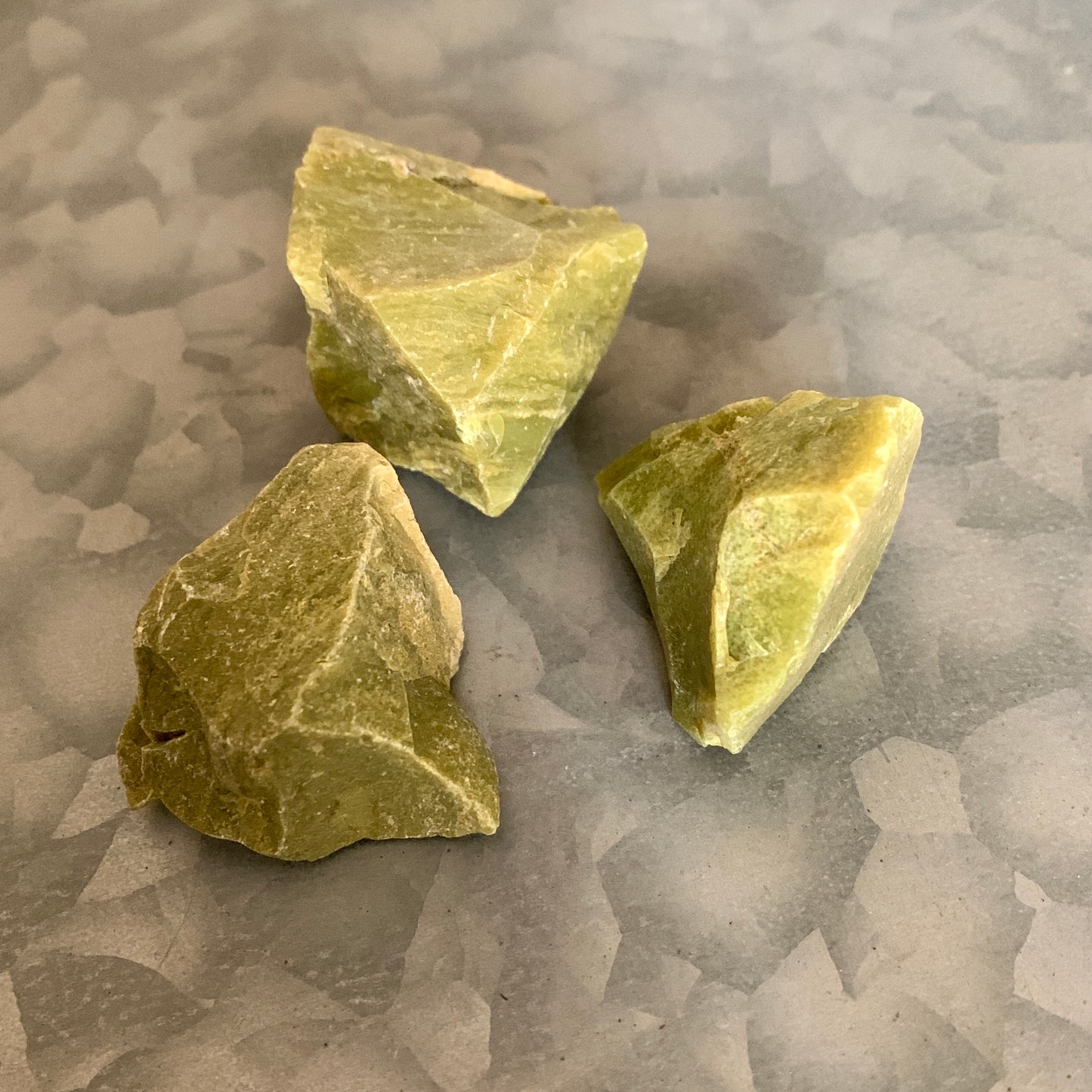 Green Opal Stone Set, Rough