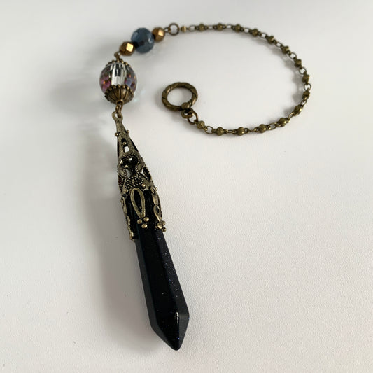 Blue Goldstone Pendulum