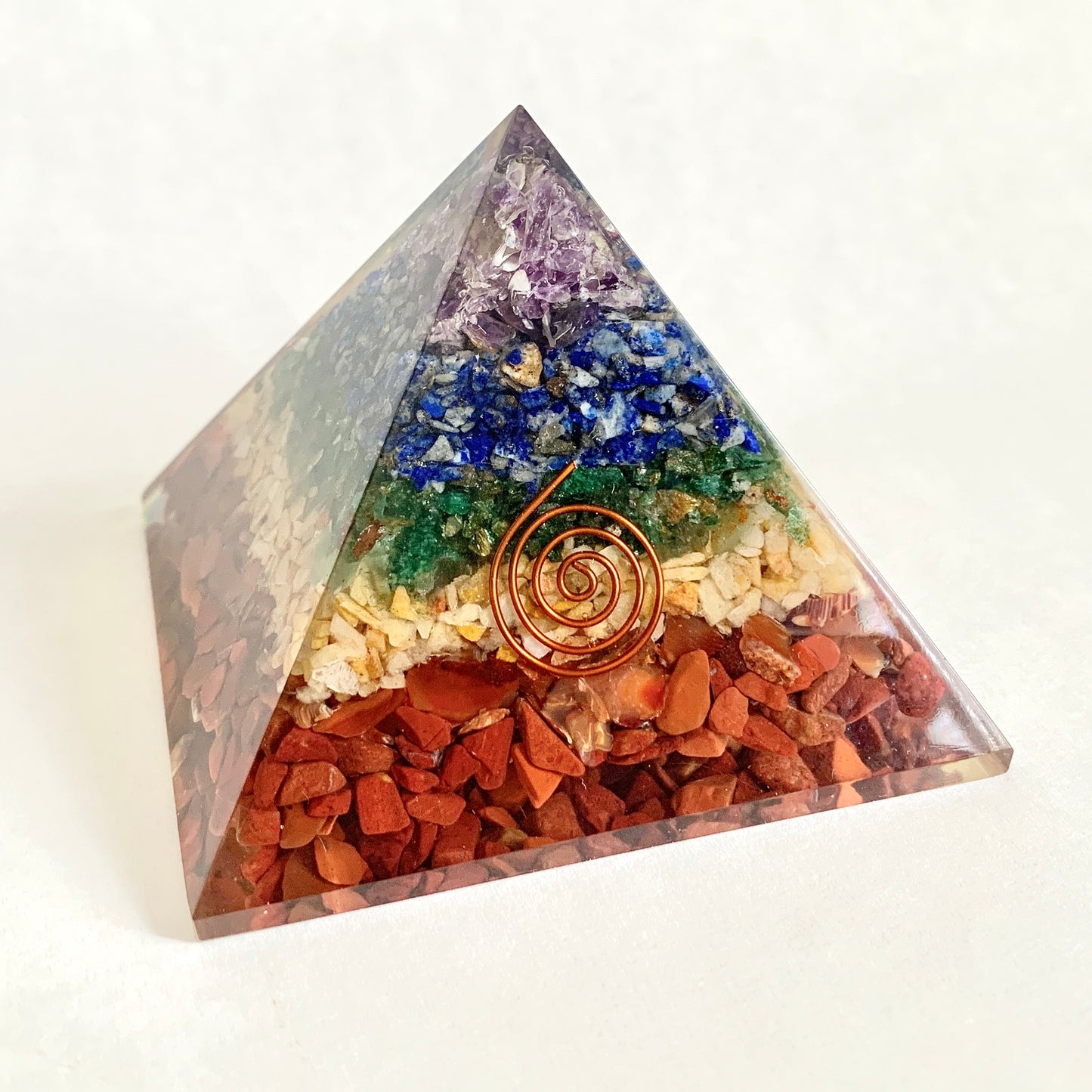 Chakra Orgonite Pyramid