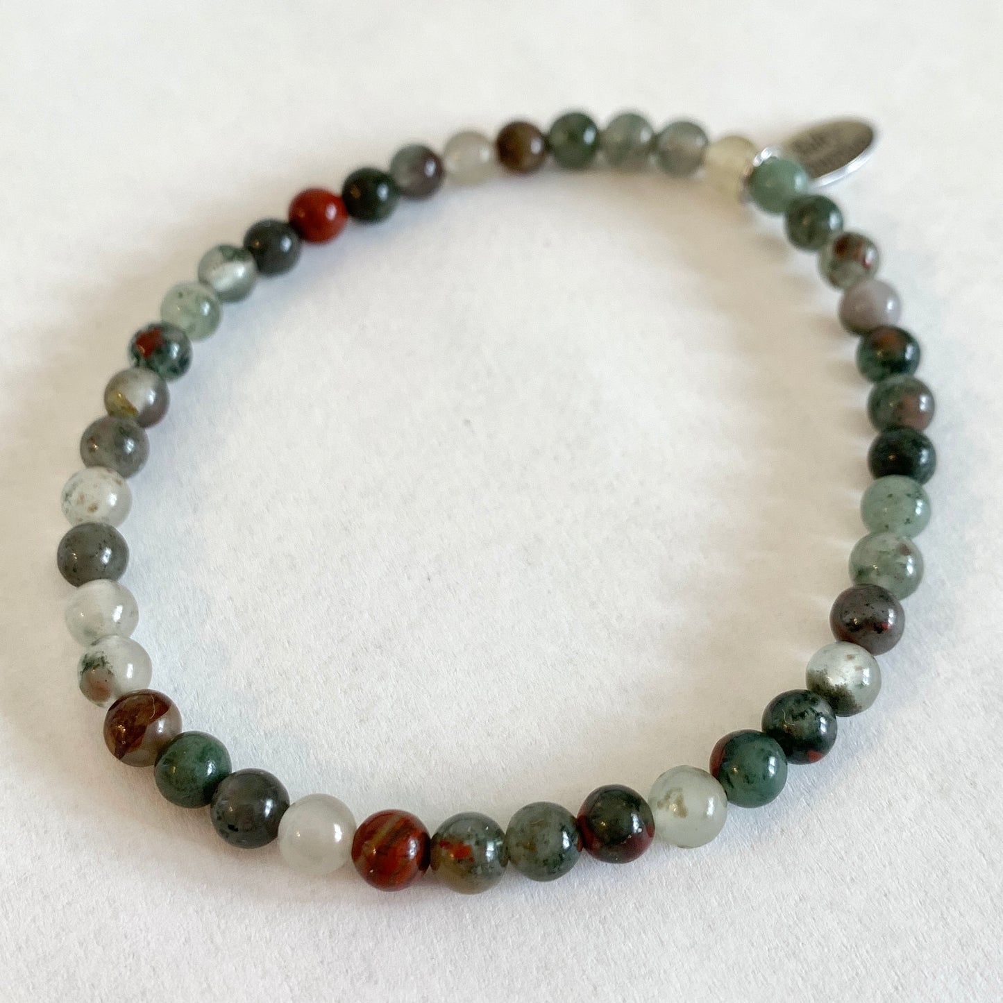 Bloodstone Synergy Bracelet 4mm