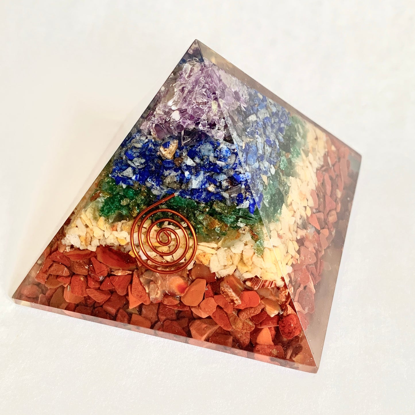 Chakra Orgonite Pyramid