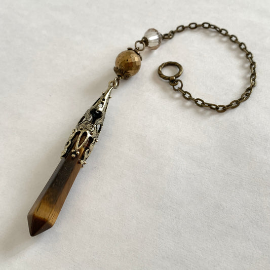 Tiger's Eye Pendulum