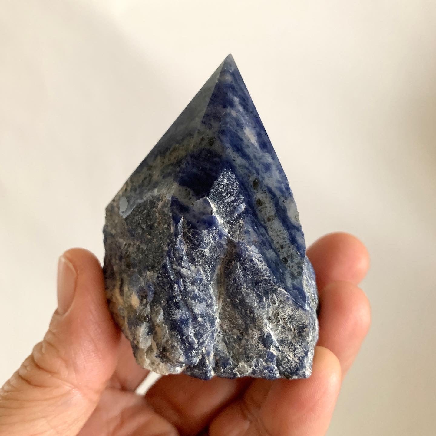 Sodalite Point, Cut Base