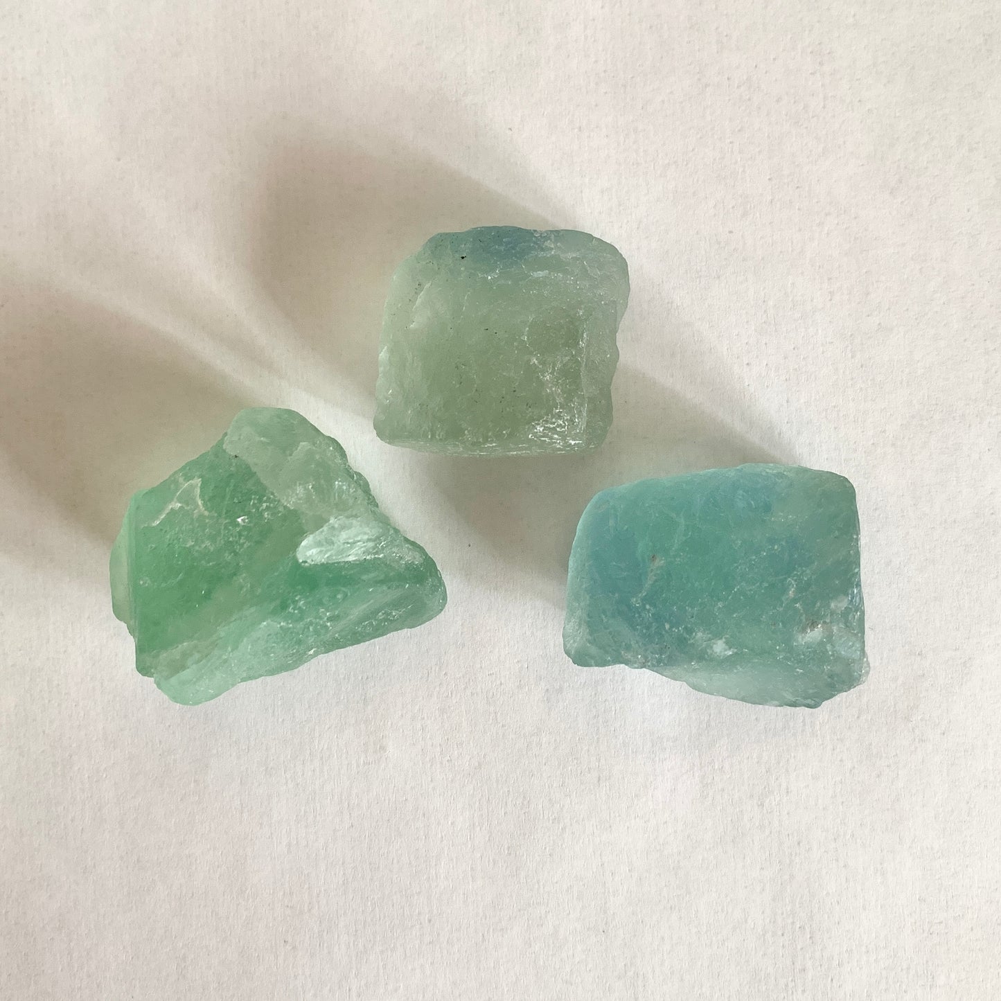 Green Fluorite Stone Set, Rough