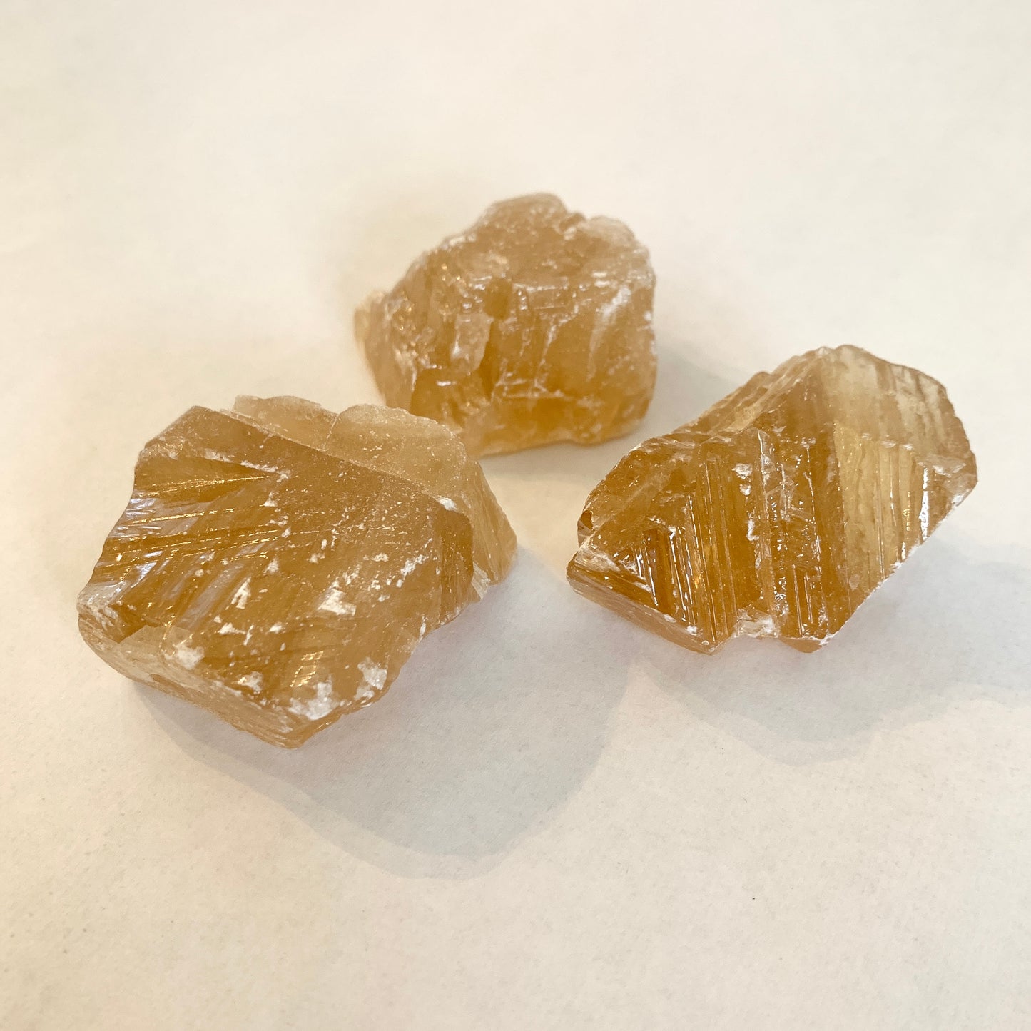 Honey Calcite Stone Set, Rough