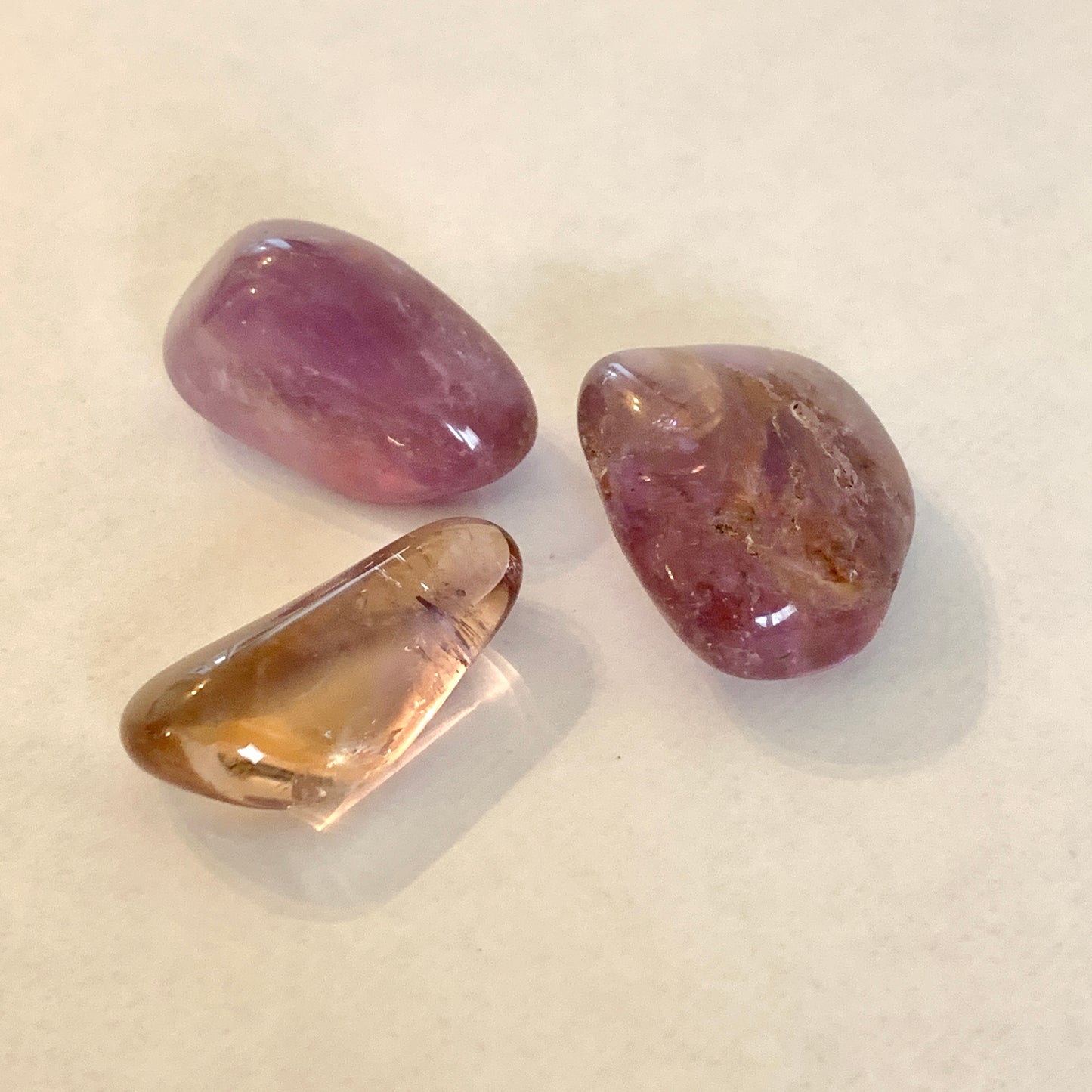 Ametrine Stone Set, Tumbled