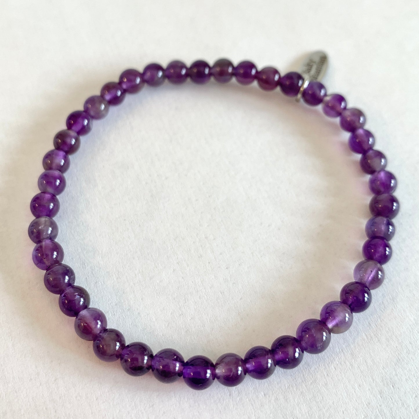 Amethyst Synergy Bracelet 4mm