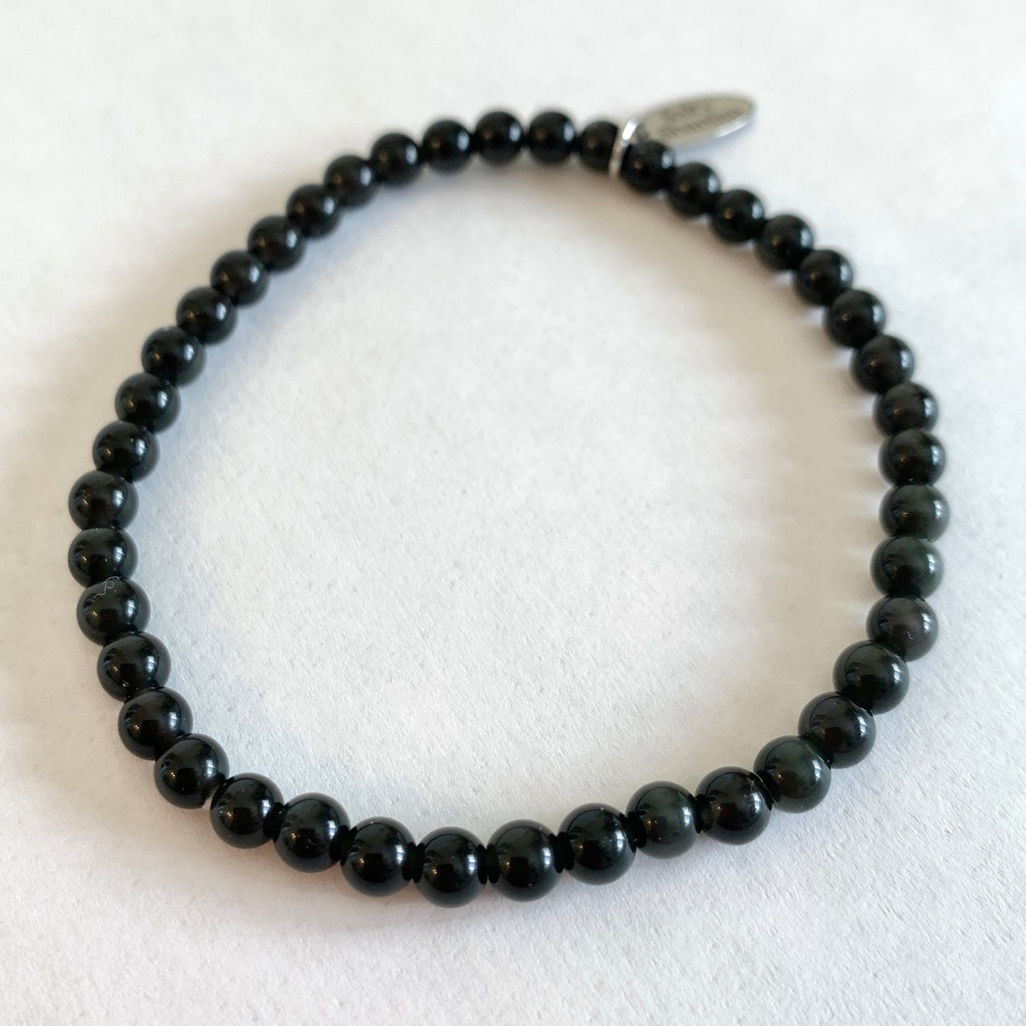 Black Obsidian Synergy Bracelet 4mm