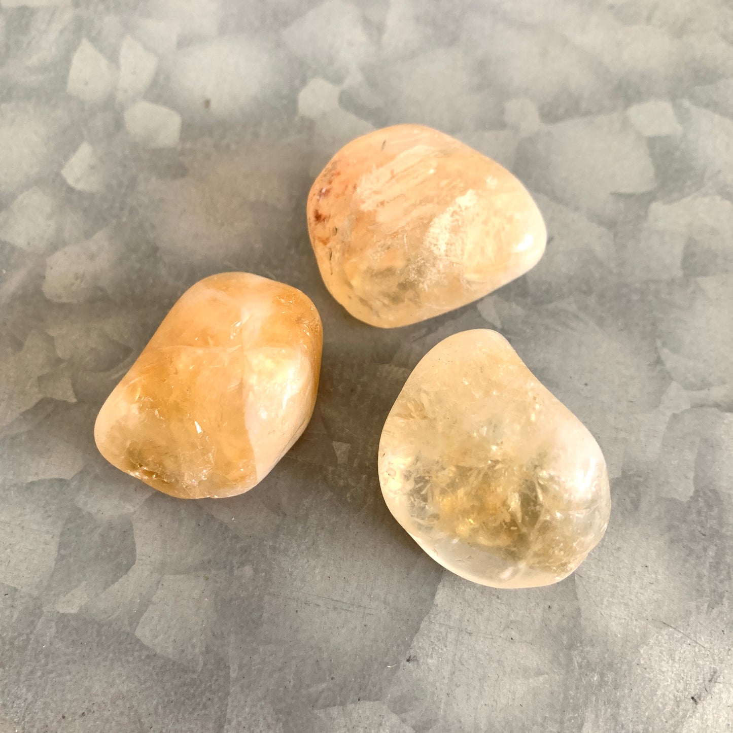 Citrine Stone Set, Tumbled