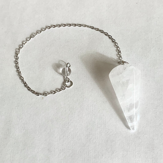 Clear Quartz Pendulum
