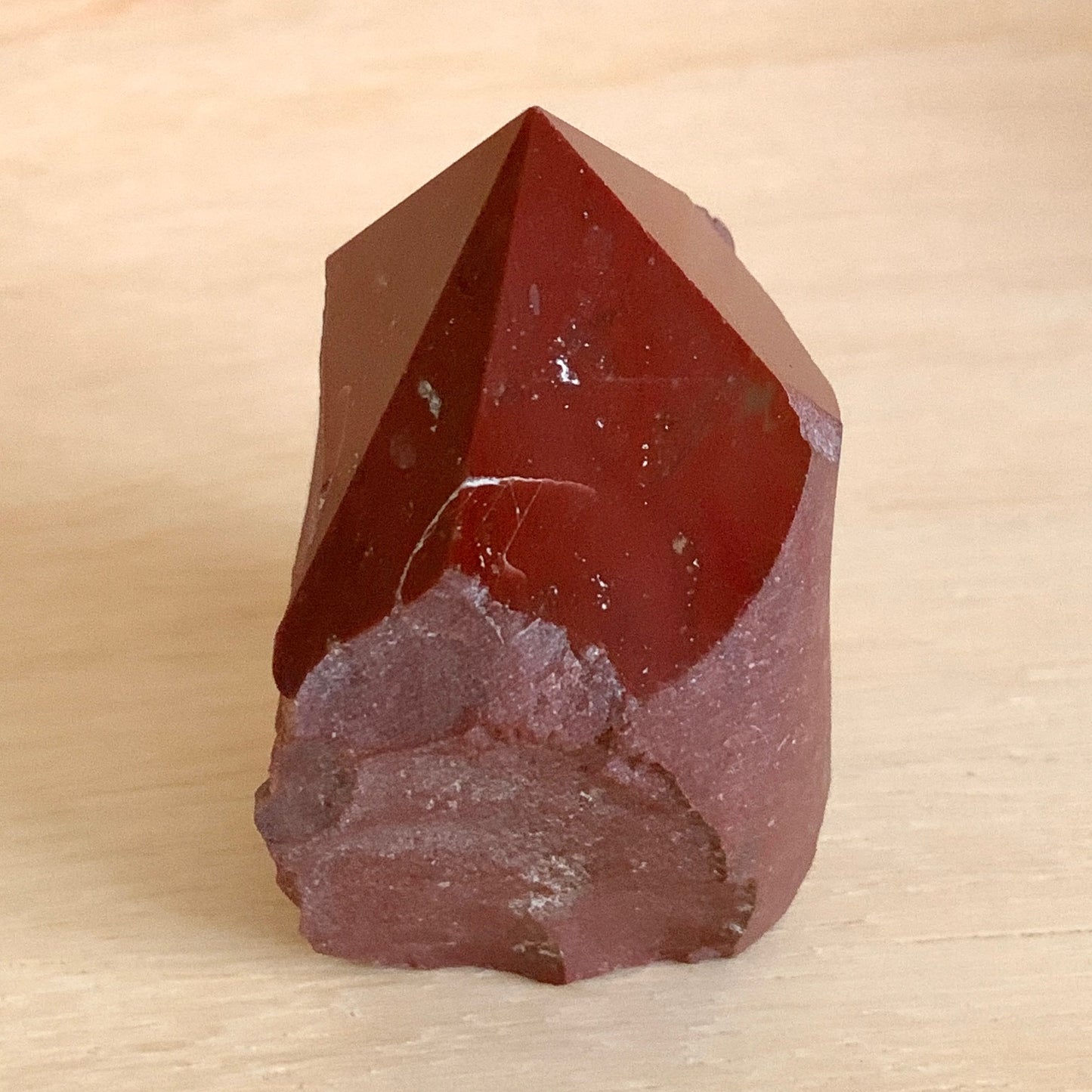 Red Jasper Point, Cut Base